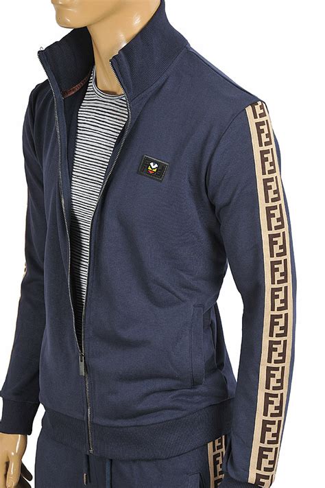 uk fendi tracksuit|Fendi tracksuit navy.